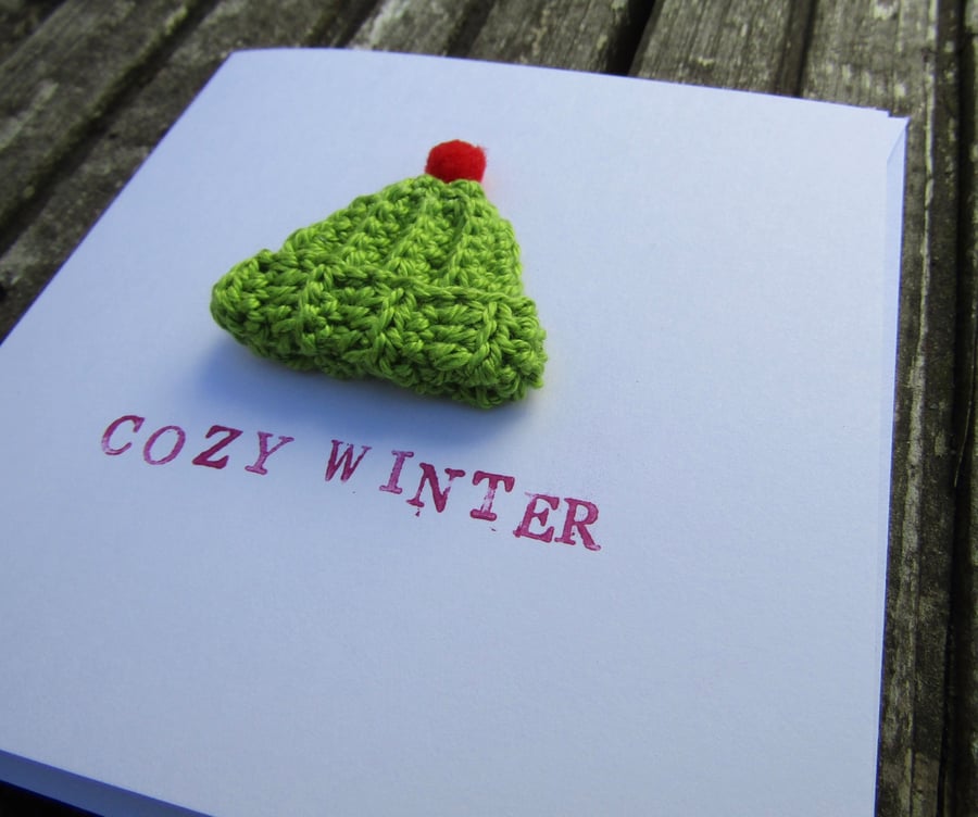 Crochet Christmas card
