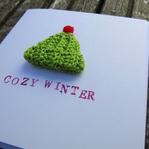 Crochet Christmas card