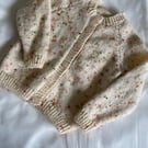 Gilrs Hand Knitted Cardigan 22"