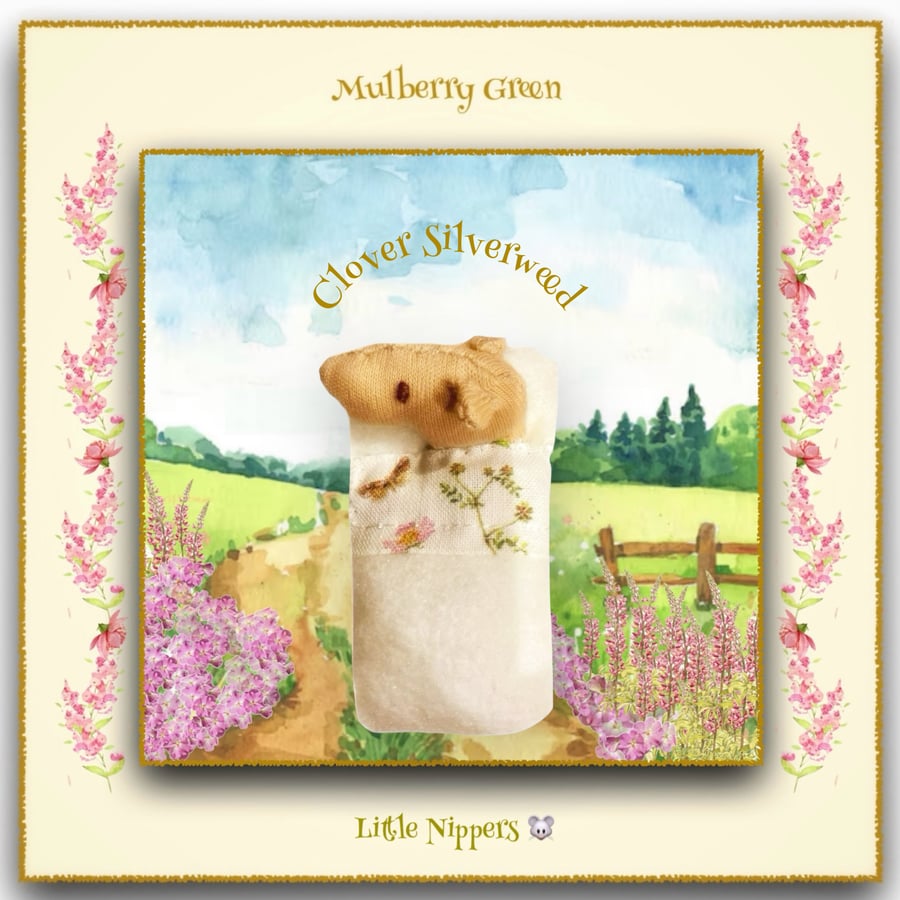 Reserved for Susan - Clover Silverweed - a Baby Pip Squeak from Mulberry Green 