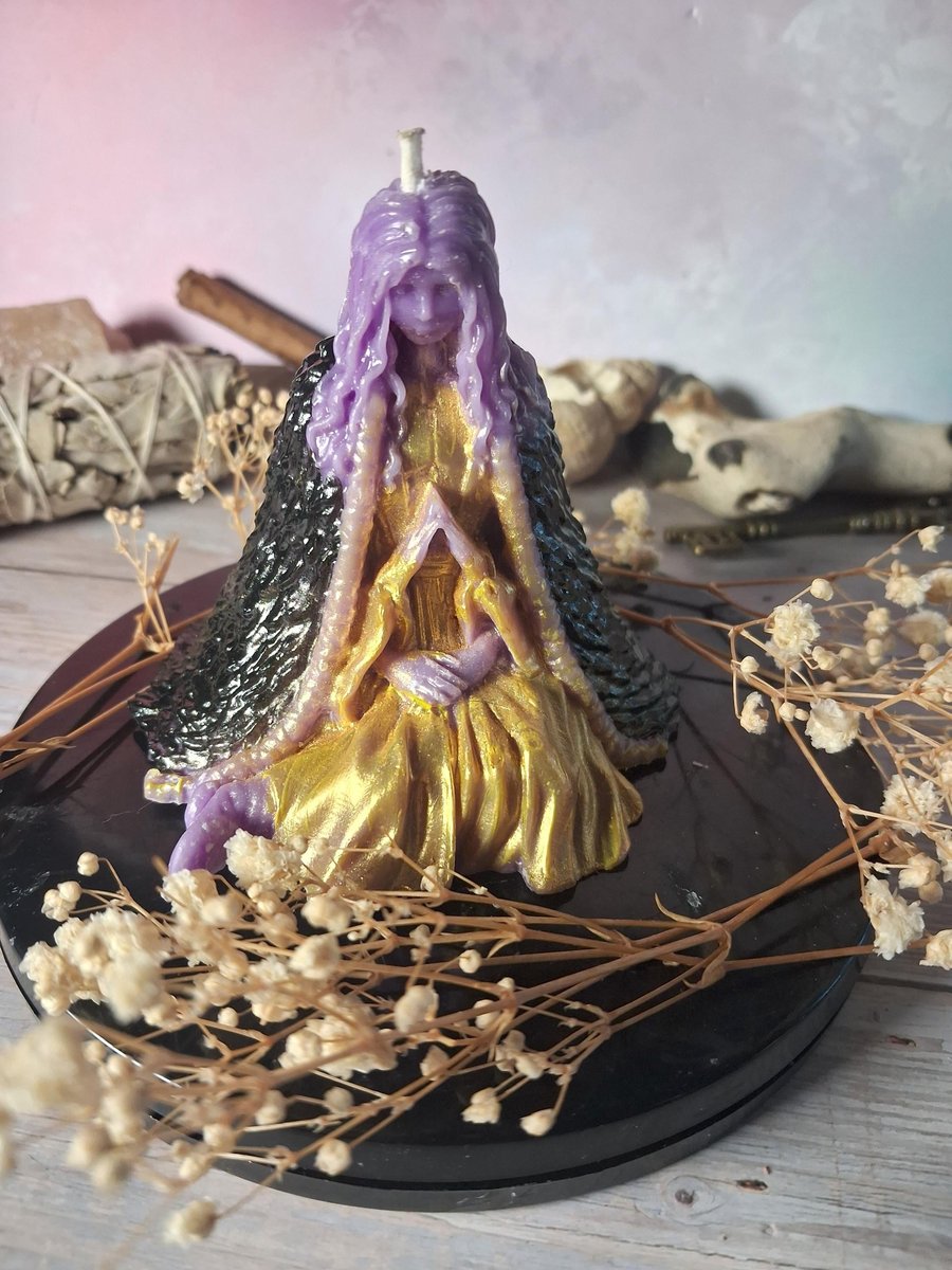 Decorative Hand Painted Candle