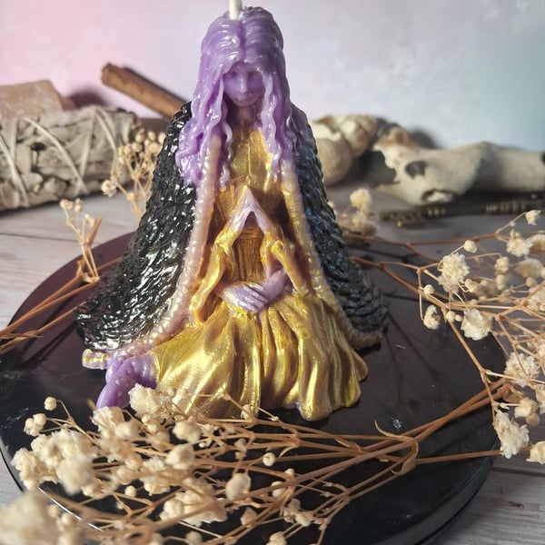 Decorative Hand Painted Candle