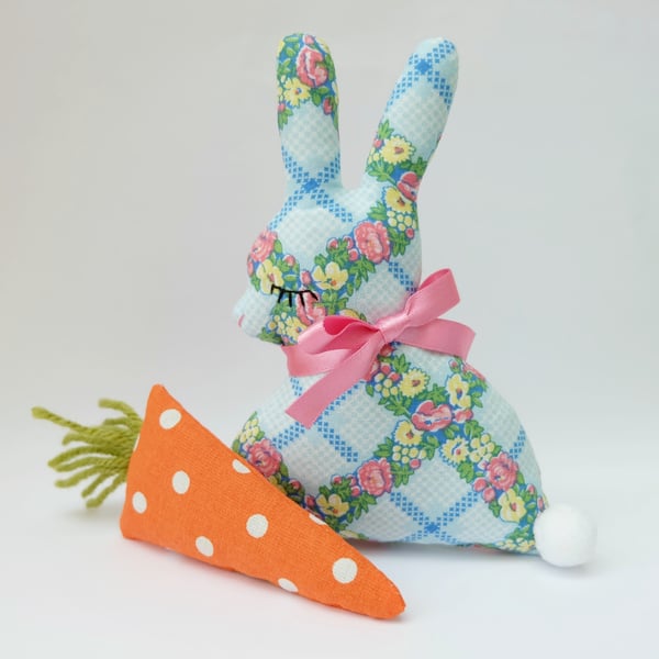 Easter Lavender Bunny with Lavender Carrot, Sweet Duo Easter Gift