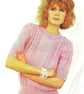 VINTAGE KNITTING PATTERN Ladies 40s Style Sweater  - Image 1