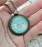Map Wanderlust Necklace Personalised Statement Necklace with custom Map Location - Image 4