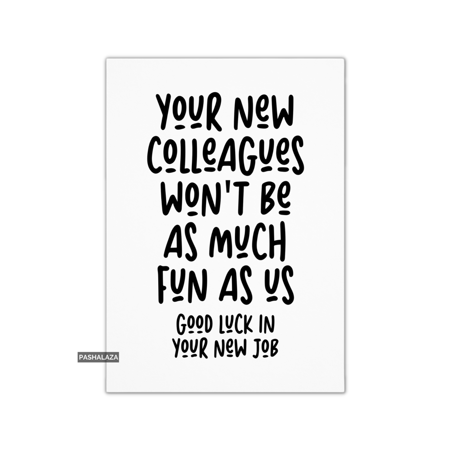Funny Leaving Card - Novelty Banter Greeting Ca... - Folksy