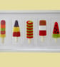 Handmade Fused Glass 'Classic Ice Lolly' Picture.