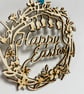 'Happy Easter' wreath (medium) - Image 2