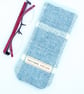 Blue wool Glasses Case NO POSTAGE 116LF - Image 2