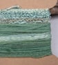 Small Soft Green Indigo Natural Dye Textured Thread Pack - Image 2
