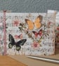 Set of 3 Handmade Mixed Media Butterfly Cards and Gift Tags - Image 1