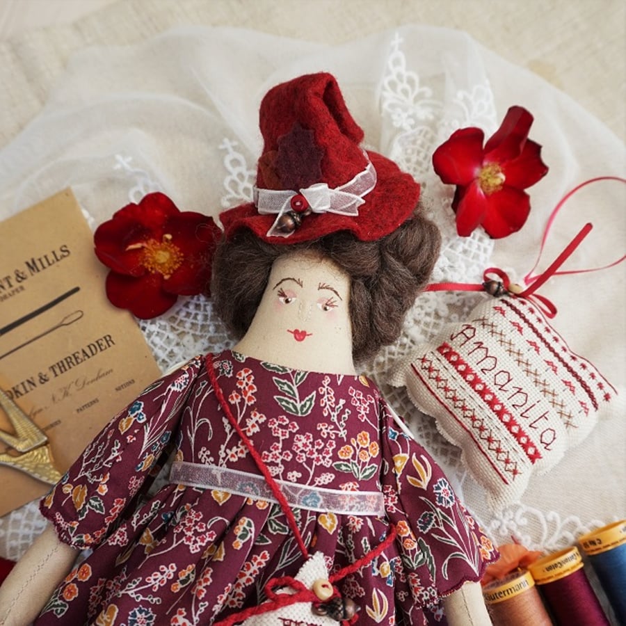 Amanita, A Little Lancashire Witch Doll