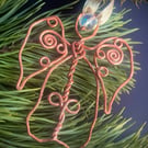 Copper Wire Angel Decoration