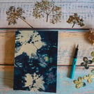A5 Coptic Journal with Tie-dyed Teabag Paper Covers (Folksy071)