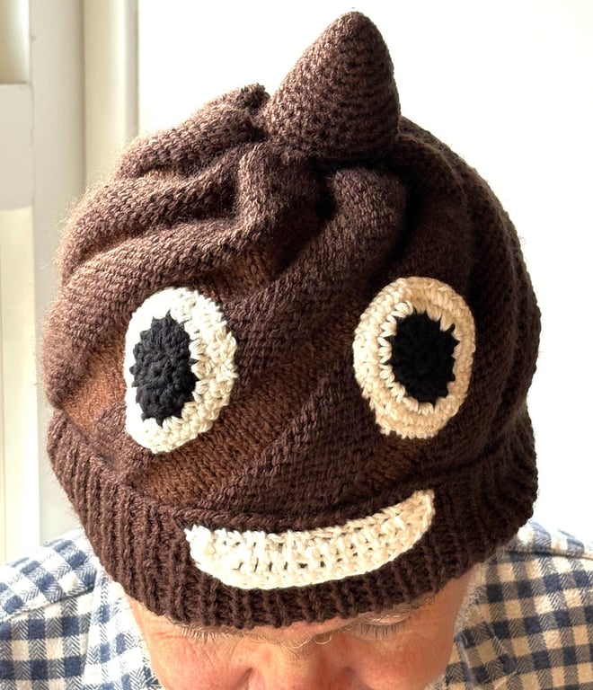 Novelty Poo emoji hat (adult)