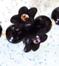 Black Flower Bracelet - UK Free Post - Image 2