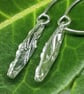 Fine silver and enamel dangle earrings  - Image 3