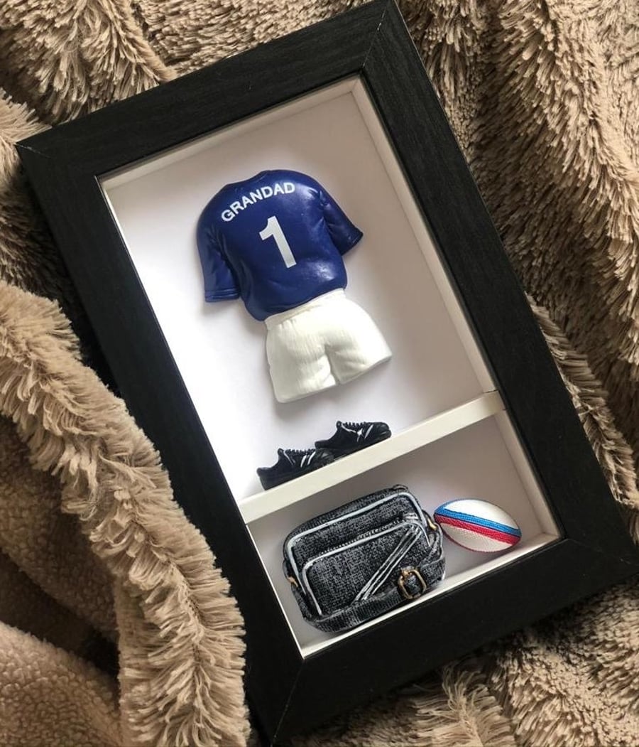 Personalised Rugby Gift - the 'Classic' Kit Box