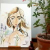 ' Cordelia Day '  smaller original unframed art