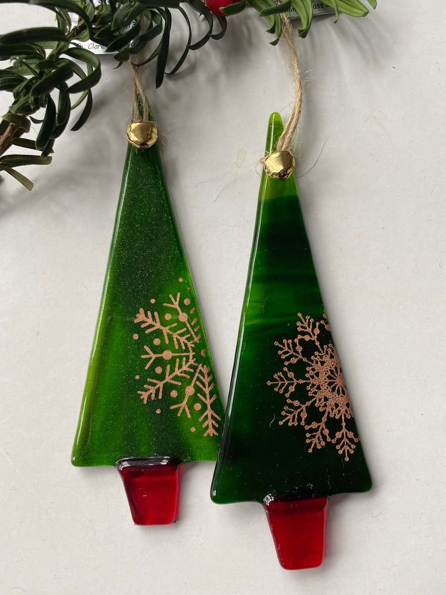 Fused Glass Christmas Tree
