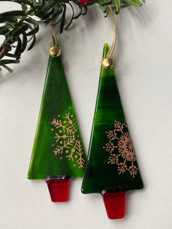 Fused Glass Christmas Tree