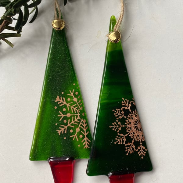 Fused Glass Christmas Tree