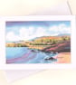 Langland Bay, Gower, Greeting Card, Blank inside, Size A5