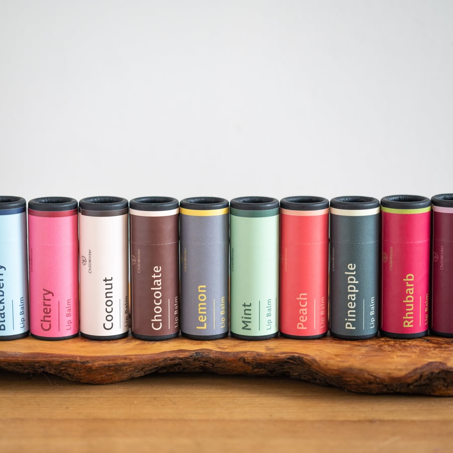 3 x Vegan Lip Balms: Choose Your Flavours
