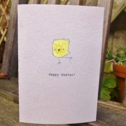 Easter Card Single Chick