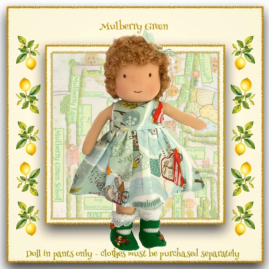 Reserved for Shani - Doll - Maisy Maydew - a handcrafted Mulberry Green doll