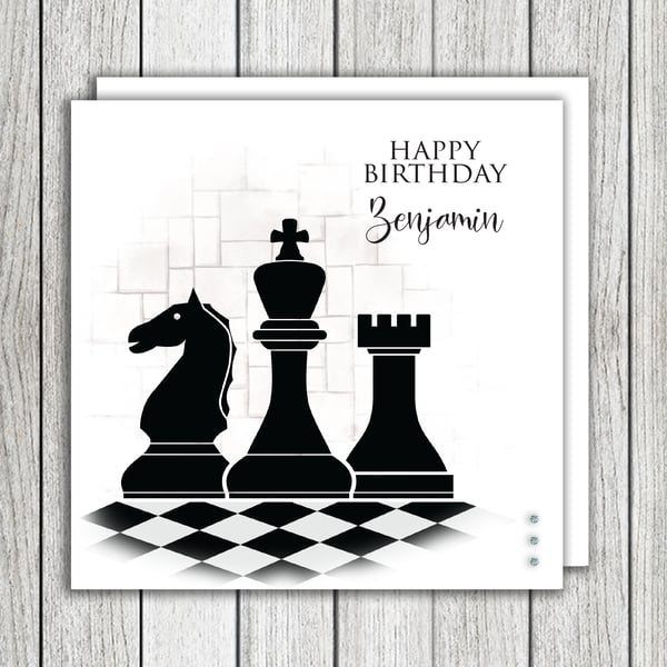 Happy Birthday Chess Birthday Card