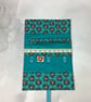 Floral jewellery wrap, Poppies jewellery roll, Handmade - Image 9