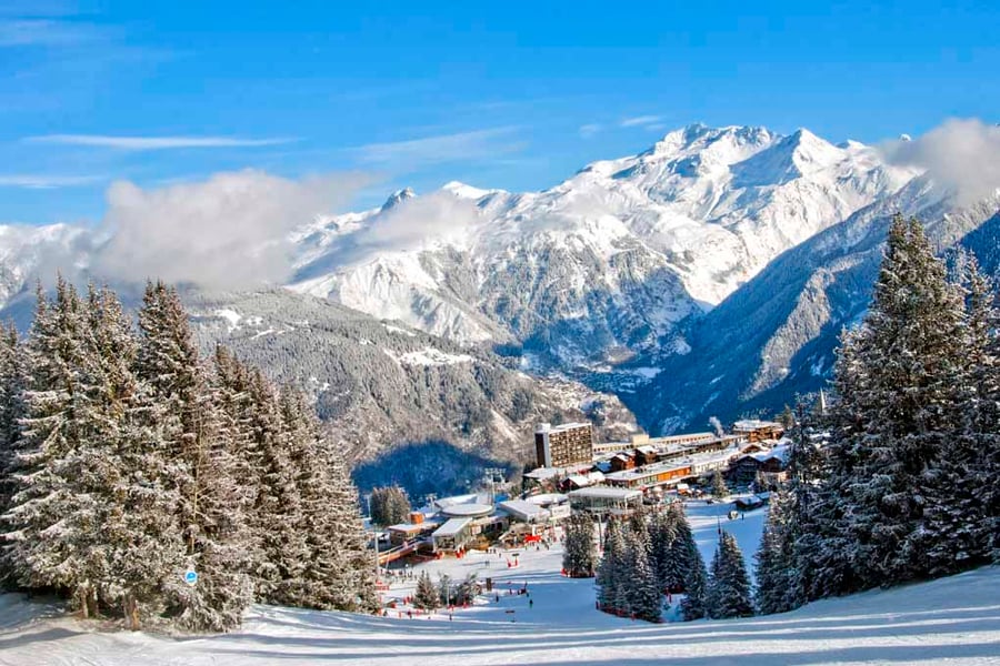 Courchevel 1850 3 Valleys French Alps France Photograph Print