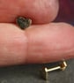 Tiny Gold heart stud earrings 9ct  - Image 4