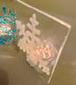 Snowflake tea-light shade - Image 2