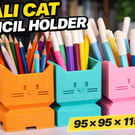 Cali Cat Pencil Holder - 95 - 95 - 115mm