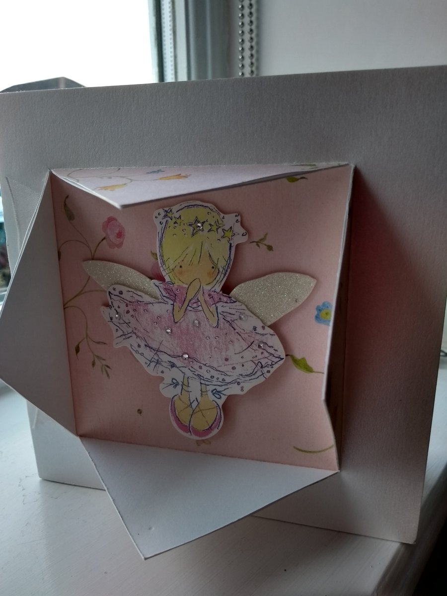 Fairy surprise birthday card