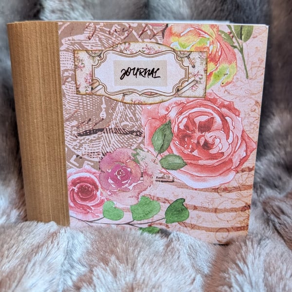 Wee sturdy small journal - peachy!