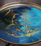 Gold Gilded Resin side table  - Image 3