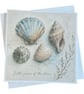 Little Pieces of the Shore – Handmade Seashell Greeting Card. Coastal Card.  - Image 2