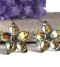 Golden Glows Flower Stud Earrings - Image 3