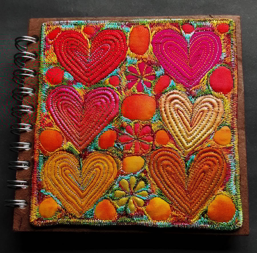 Sketchbook Textile Notebook Cover 
