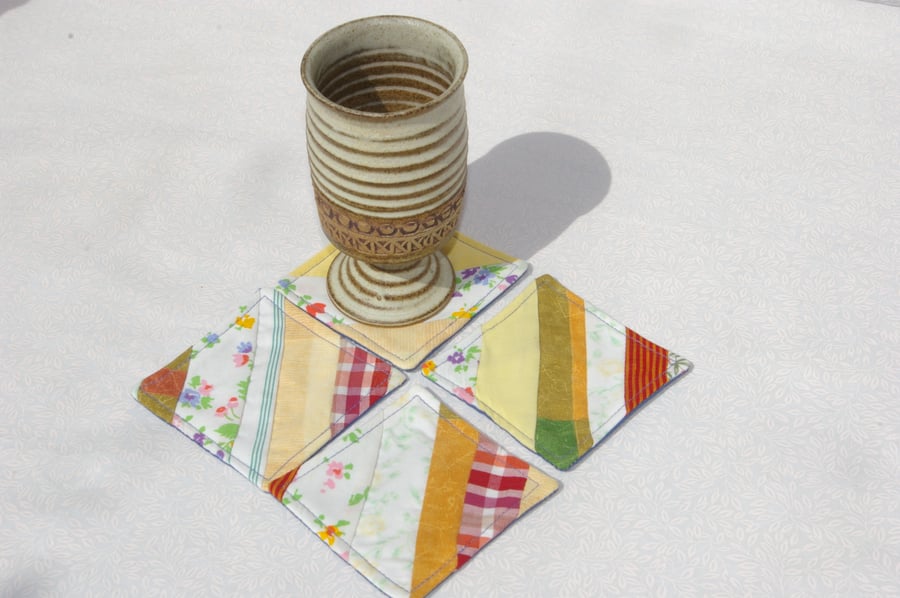 Patchwork Coasters Set of Four