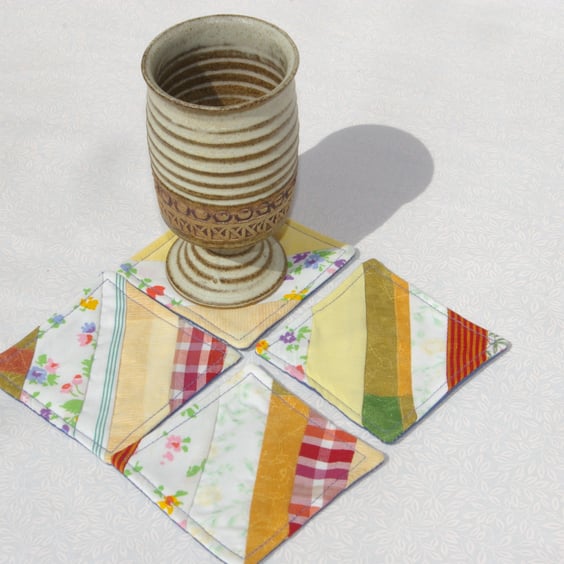 Patchwork Coasters Set of Four