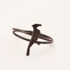 Cormorant Ring Oxidised Silver