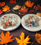 Fox Ceramic Coasters with Decoupaged Designs, Set of 2 - Image 3
