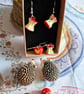 Magical Orchard Apple Earrings - Image 2
