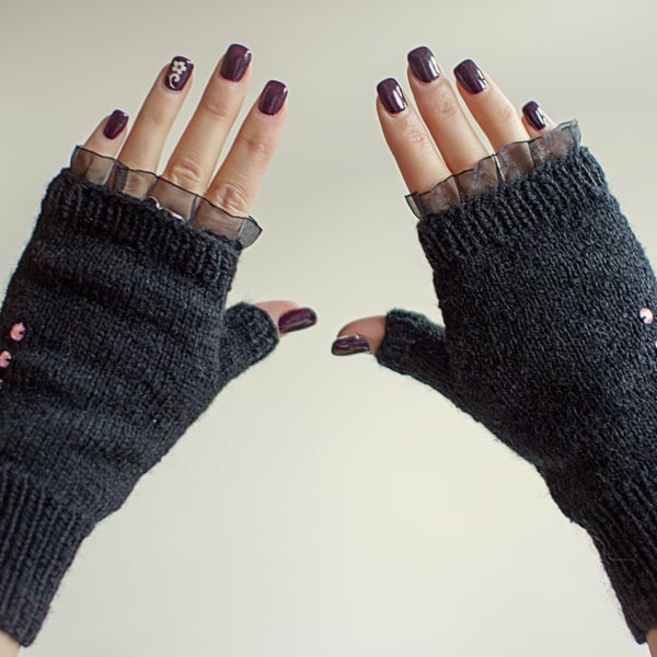 Fingerless Gloves,Mittens