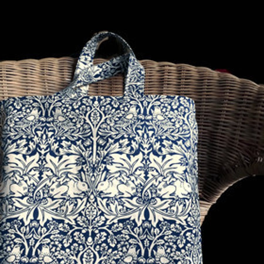 Tote bag, Shopping bag, Everyday bag, William Morris Print