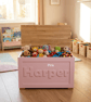 Personalised Toy Box Handmade With Soft Close Choice, Storage, Oak Lid - Image 8